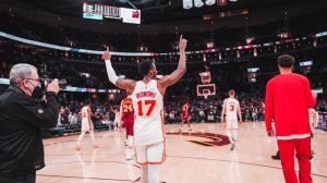 Hawks play in Cavaliers