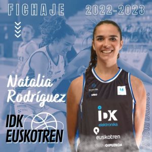 Natalia Rodríguez fichaje IDK Euskotren